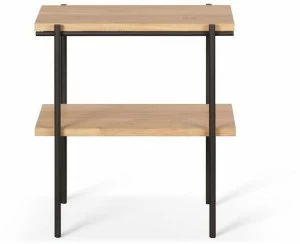 Ethnicraft Прямоугольный журнальный столик из дуба с беспроводной зарядкой Oak rise