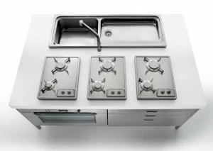 ALPES-INOX Мини-кухня из нержавеющей стали Liberi in cucina