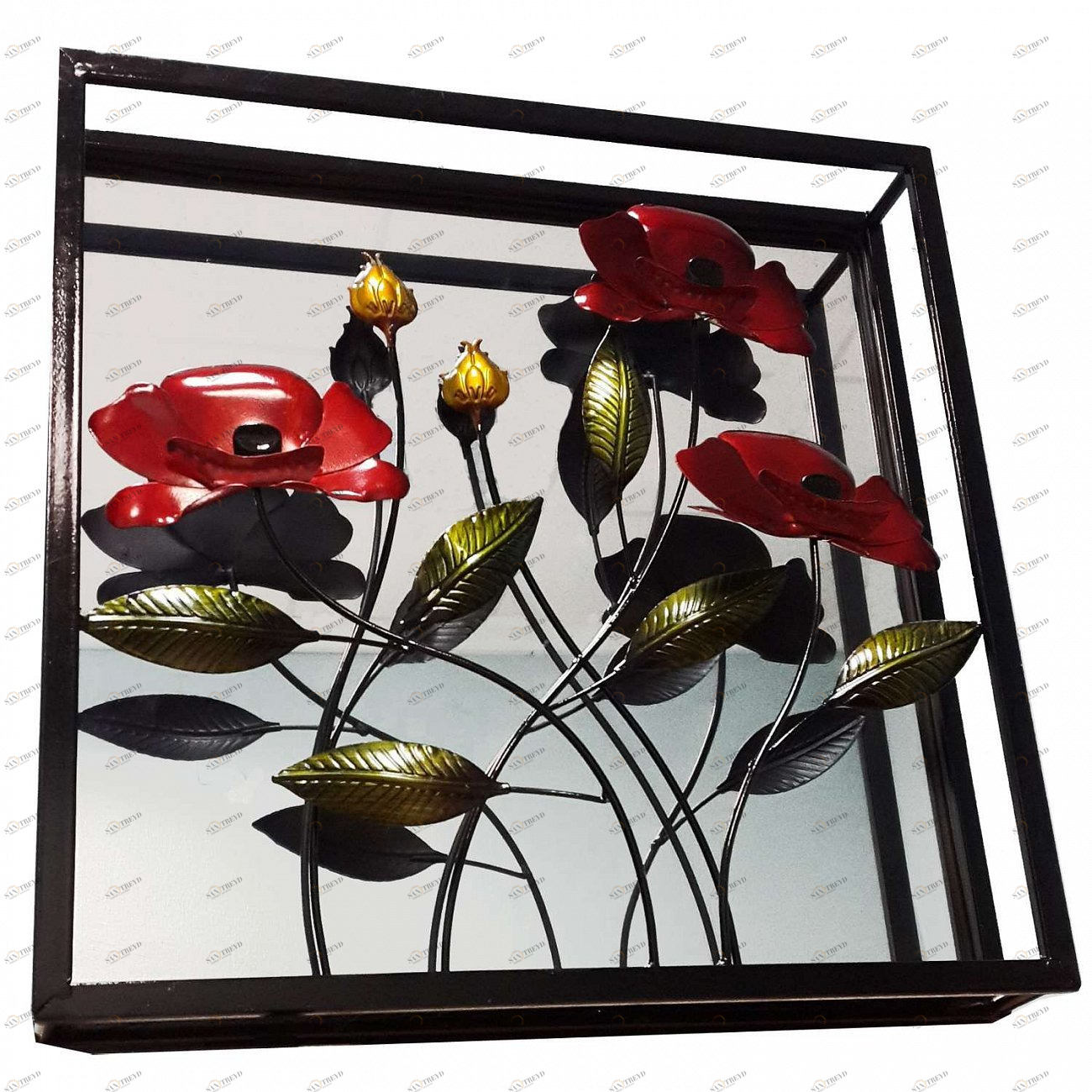 Настенное квадратное панно "Радость" МИСТЕР ПРАЙС  117500 Разноцветный;зеркальный 