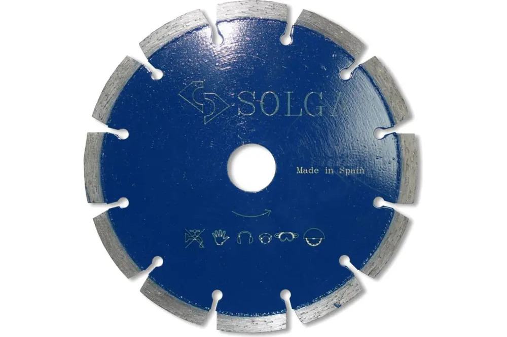 91406577 Диск алмазный по бетону Solga Diamant 13703125 с сегментированной кромкой 125x22.23x2.4 мм STLM-0846840