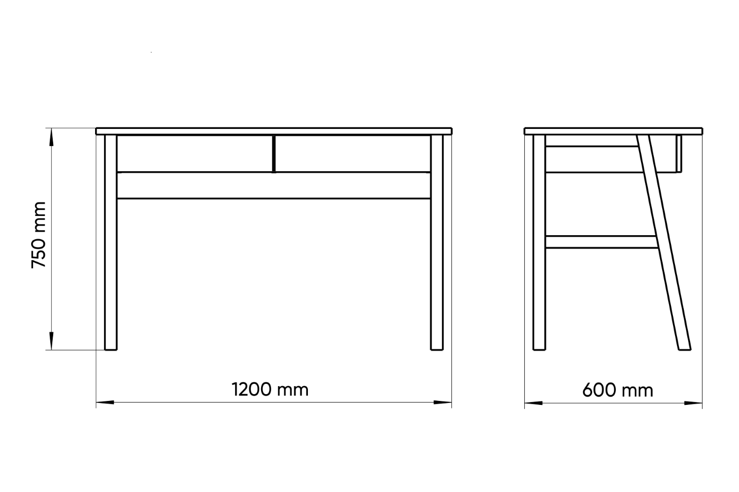 Стол письменный белый Classic М1 ELLIPSE ELLIPSE CLASSIC 00-3951334 Белый Santreyd  - Вид №2