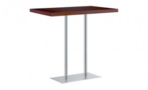 XT 496A T Каркас стола с нижней крышкой из глянцевой или сатинированной нержавеющей стали, колонна из глянцевой или сатинированной нержавеющей стали. Et al. XT