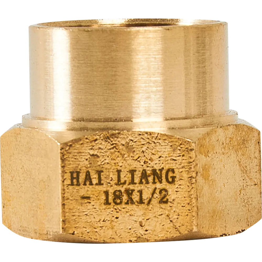 Муфта переходная Hailiang ø1/2"x18 мм внутренняя резьба медь 88673394 STLM-2003313  - Вид №1
