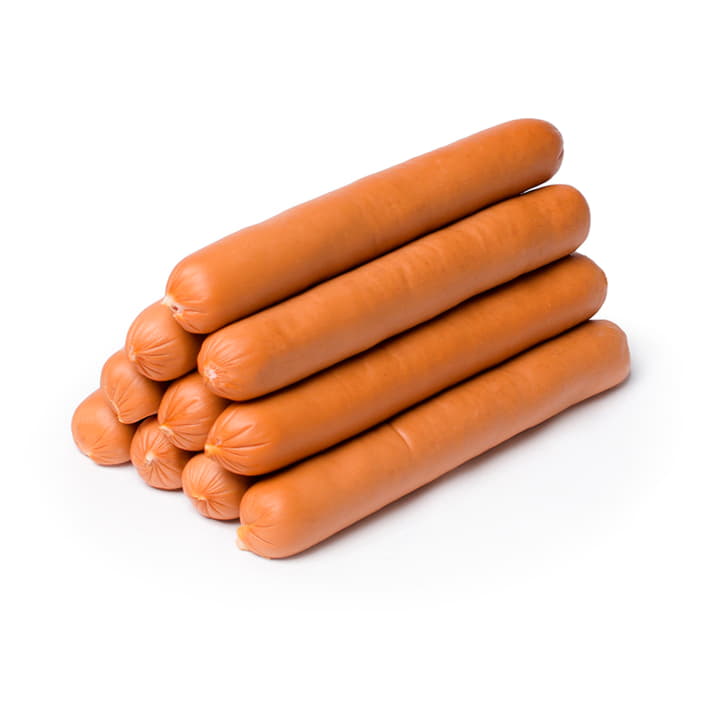 Сосиски Нежность в натуральной оболочке БАЗИЛИК Santreyd 14148