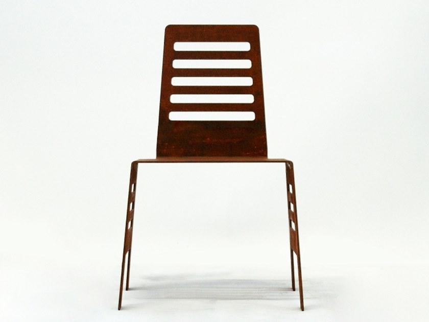 TrackDesign Стул Corten ™ для улицы Cut Sp0411000 - Вид №2