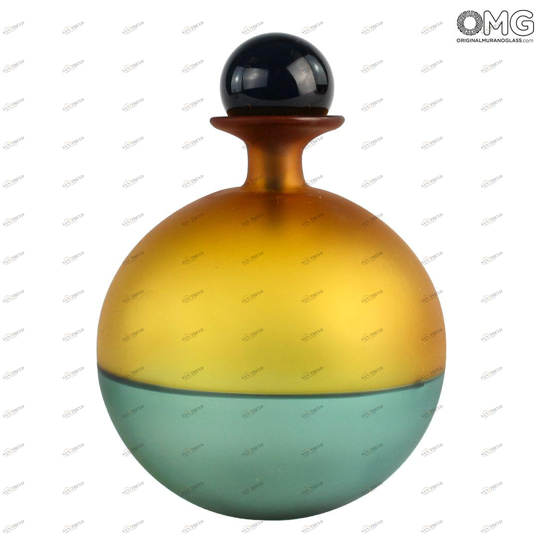 4431 ORIGINALMURANOGLASS Флакон Оранжевый - муранское стекло OMG 10 см 