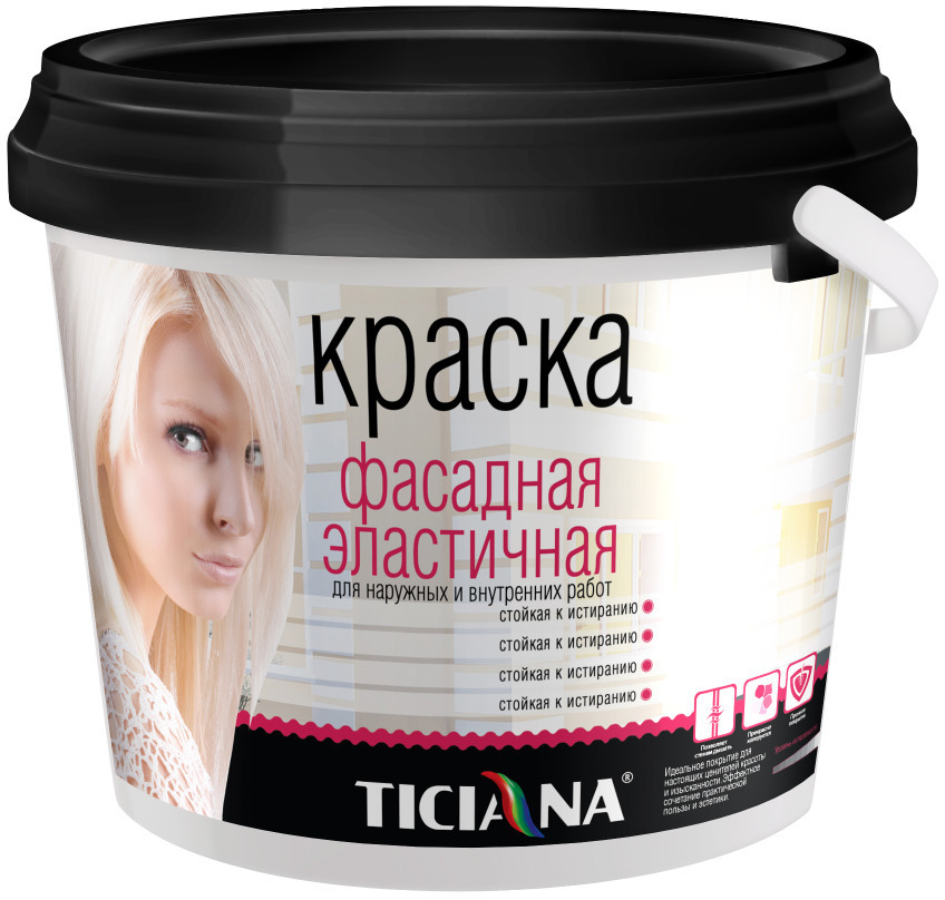 90446059 Краска фасадная 4300003313 2.5 л цвет белый STLM-0225328 TICIANA