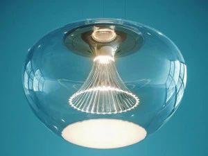 Artemide Led подвесной светильник с прямым светом из дутого стекла Ipno