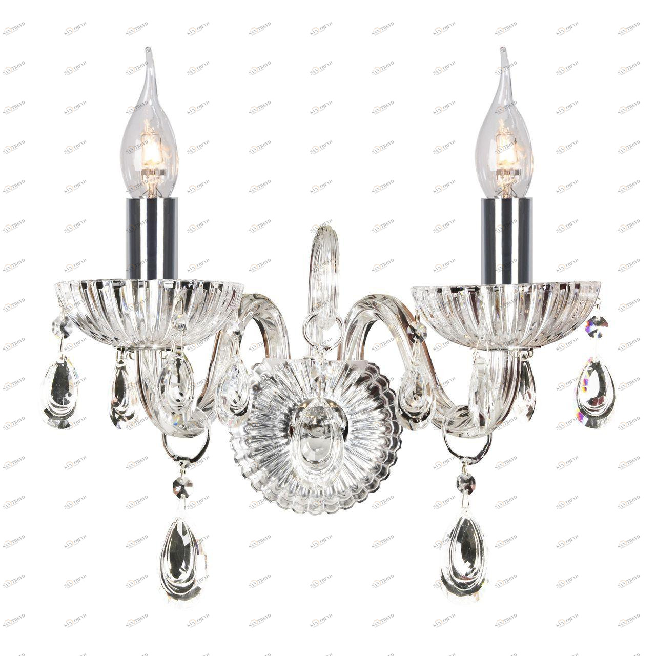 Бра Spot Light Queen 9140202 SPOT LIGHT СВЕЧА 109483 Прозрачный;хром 