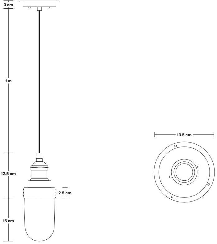 Industville Подвесной светильник для улицы из латуни и стекла Brooklyn Br-ip65-p - Вид №3