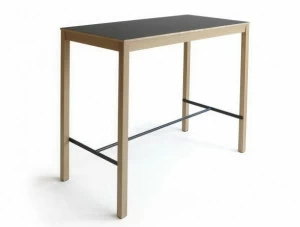 Nikari Прямоугольный деревянный высокий стол Skandinavia