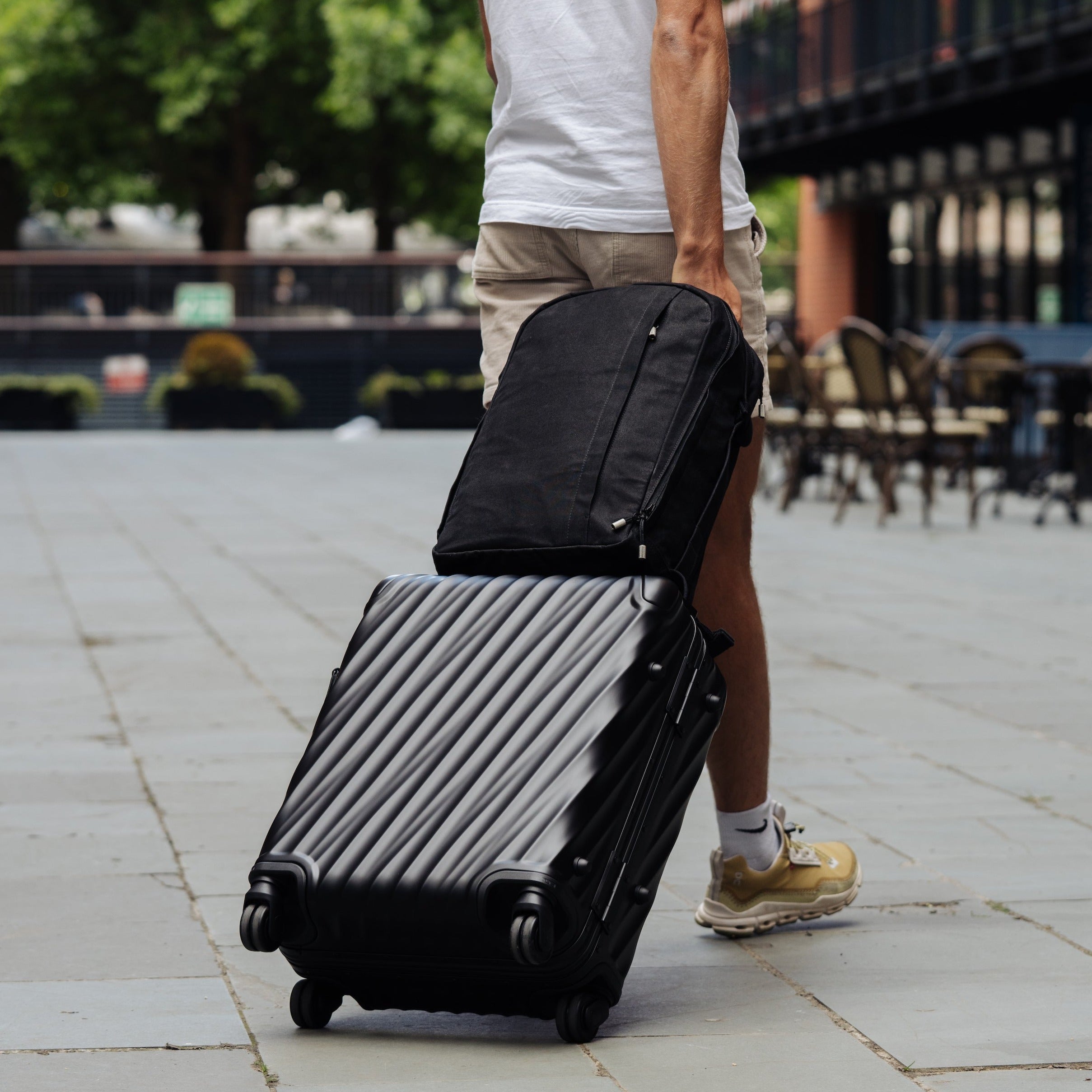 W301BLA-STO-STE Ежедневная упаковка 21 л - камень / нержавеющая сталь Wingback  - Вид №23