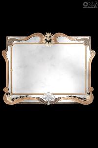 837 ORIGINALMURANOGLASS Венецианское зеркало Flabanico - муранское стекло OMG  см