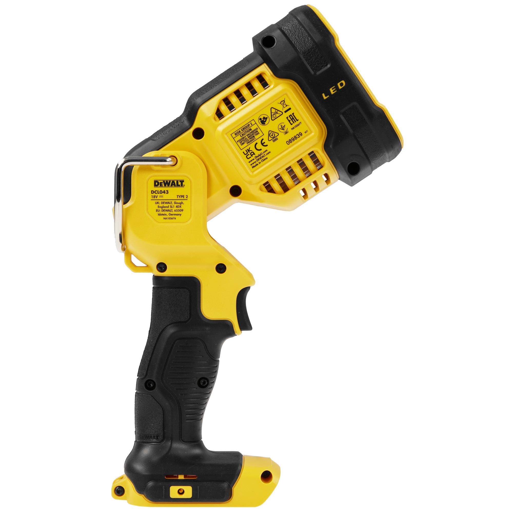 Фонарь DeWalt DCL043-XJ  , Без ЗУ, Без АКБ 5440977 STDN-0138972 - Вид №3