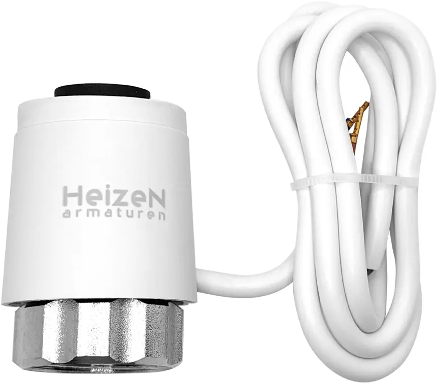 86925633 Сервопривод Heizen NC PT8301 M30x1.5 закрытый цвет белый STLM-0936535