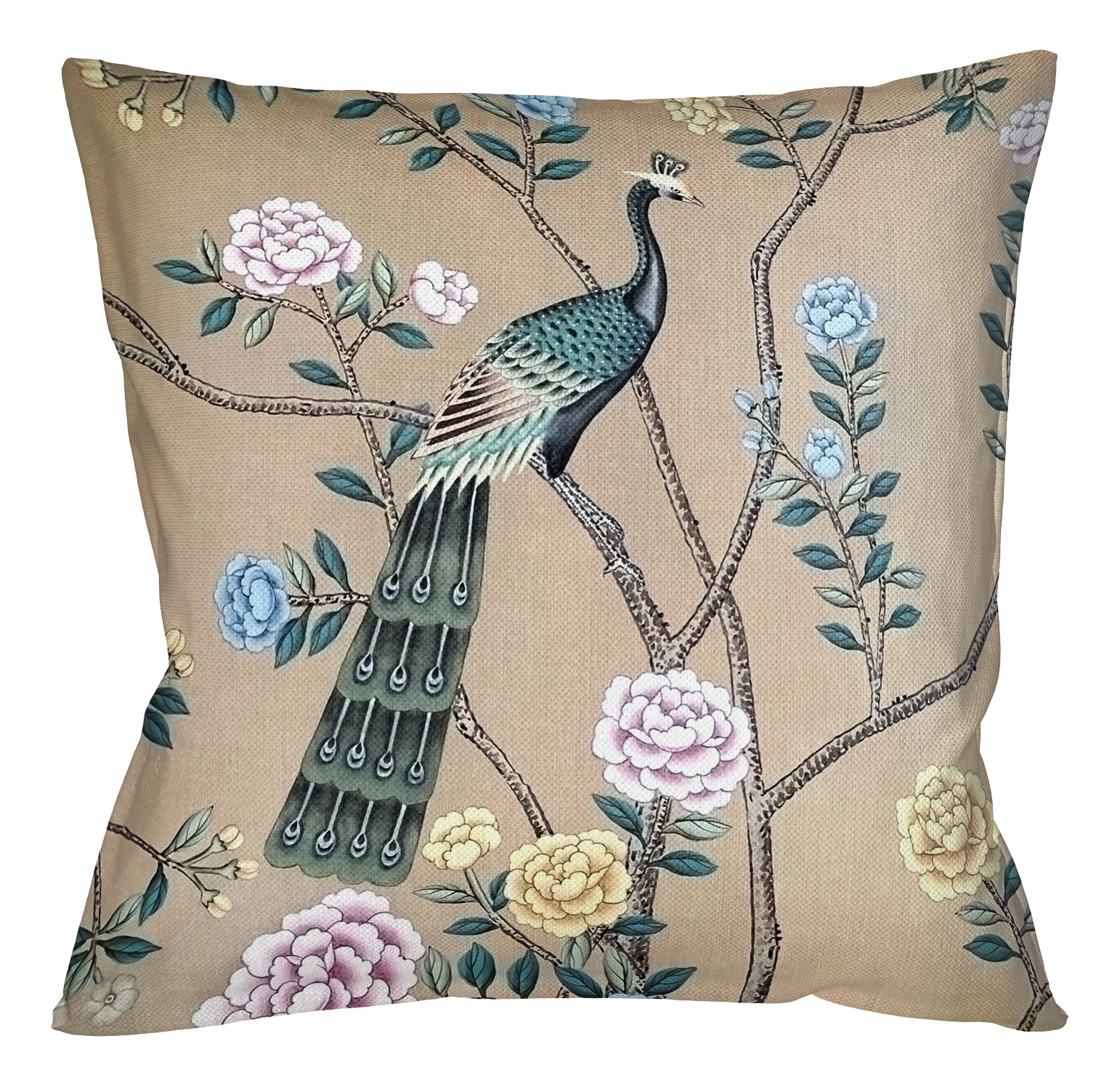 21060718 Интерьерная подушка «Императорский павлин» (версия 5) Object Desire 