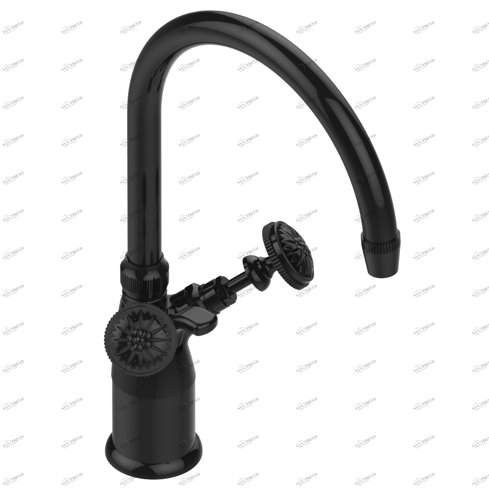 G31-2161 Смеситель для раковины на одно отверстие "Довилль" с донным клапаном Thg-paris Cygne G31 2161 CAT.F