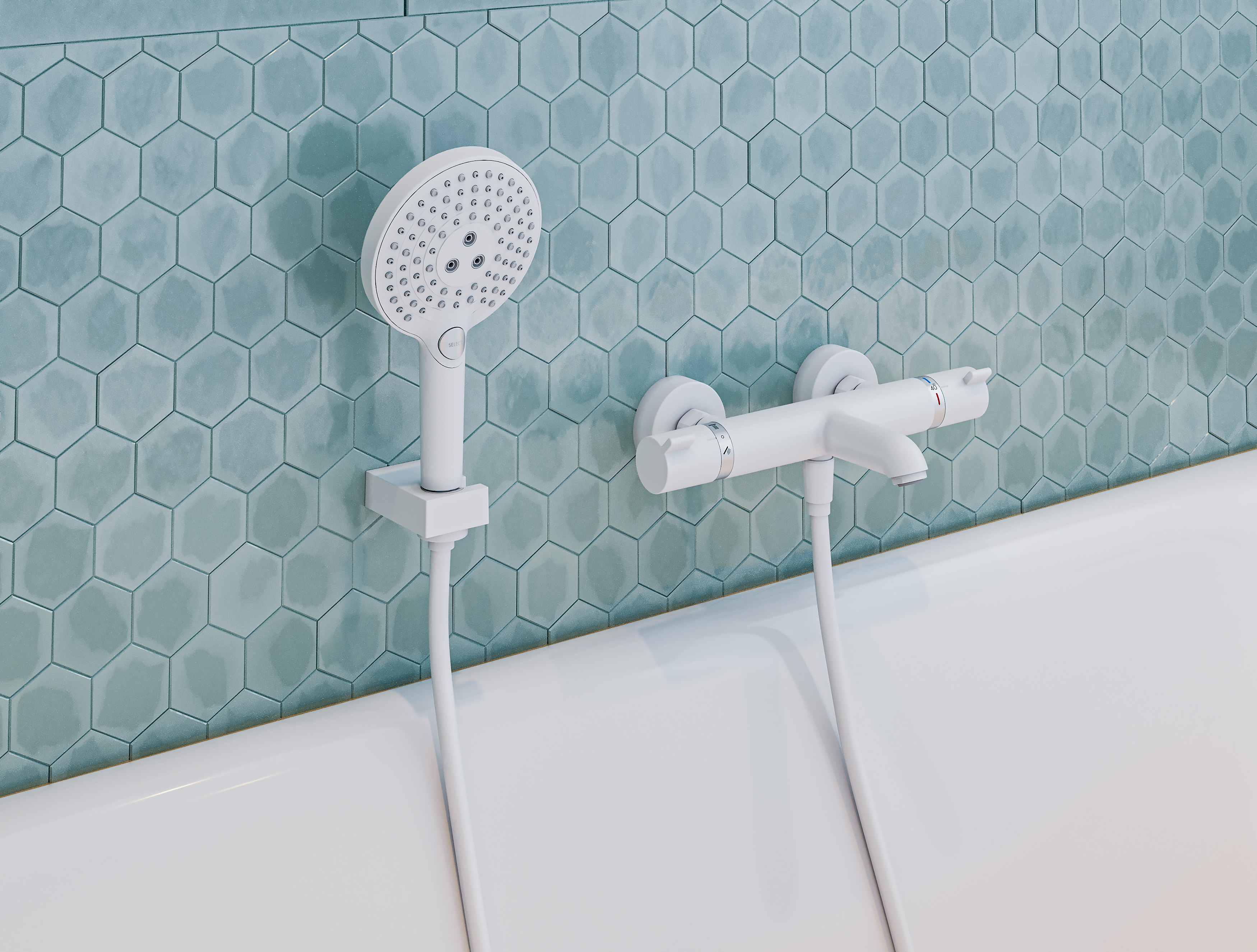 13114990 Ecostat Термостат для ванны Comfort внешнего монтажа Hansgrohe  - Вид №1