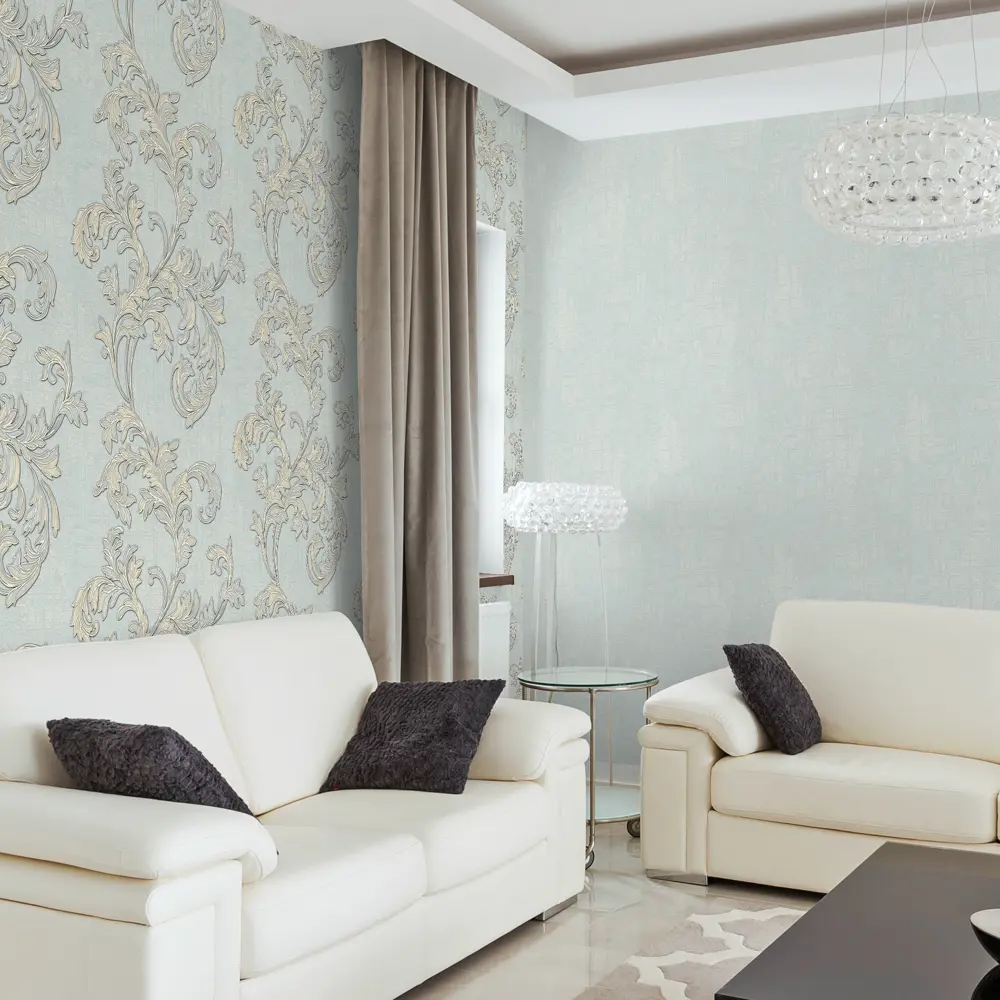 Обои флизелиновые Victoria Stenova Sorrento зелёные 1.06 м 889173 82568653 STLM-2171744 - Вид №3