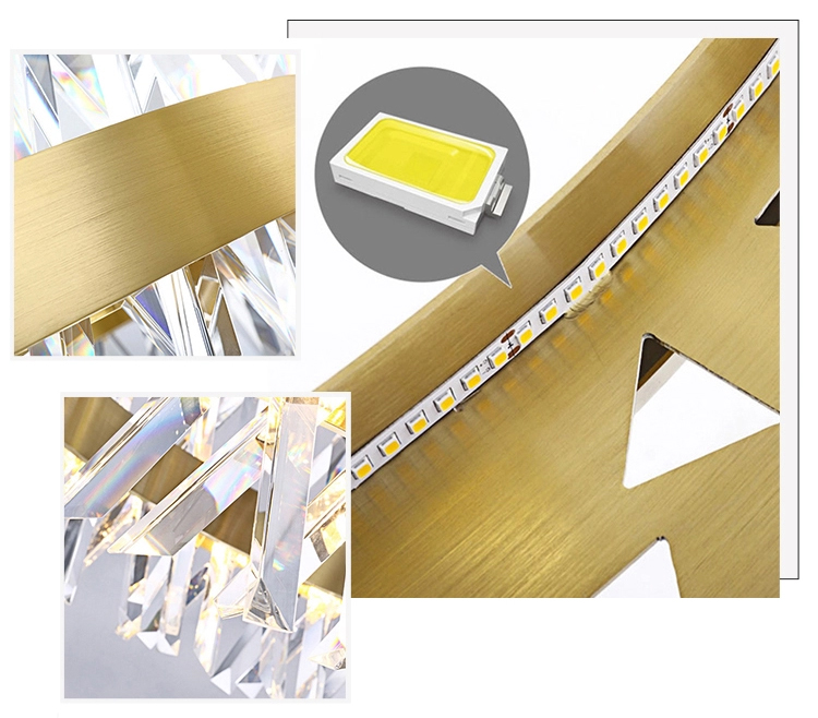 Люстра стеклянная 50х60 см золотая Akasha Gold 9967P/D600 DELIGHT COLLECTION ДИЗАЙНЕРСКИЕ 00-3883138 Золото;прозрачный  - Вид №1