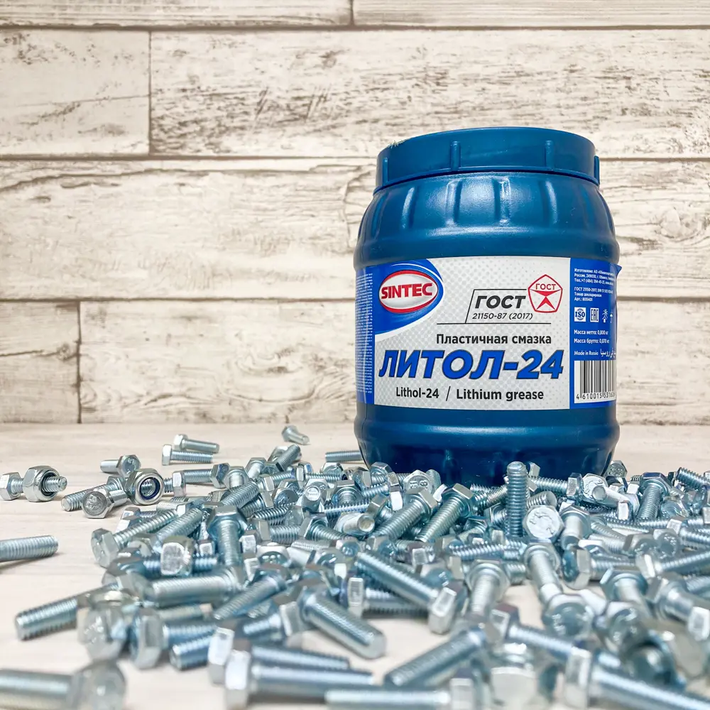 Смазка Sintec Литол-24 0.8 кг 89180143 STLM-2102470 ТИТАН-СМ  - Вид №1