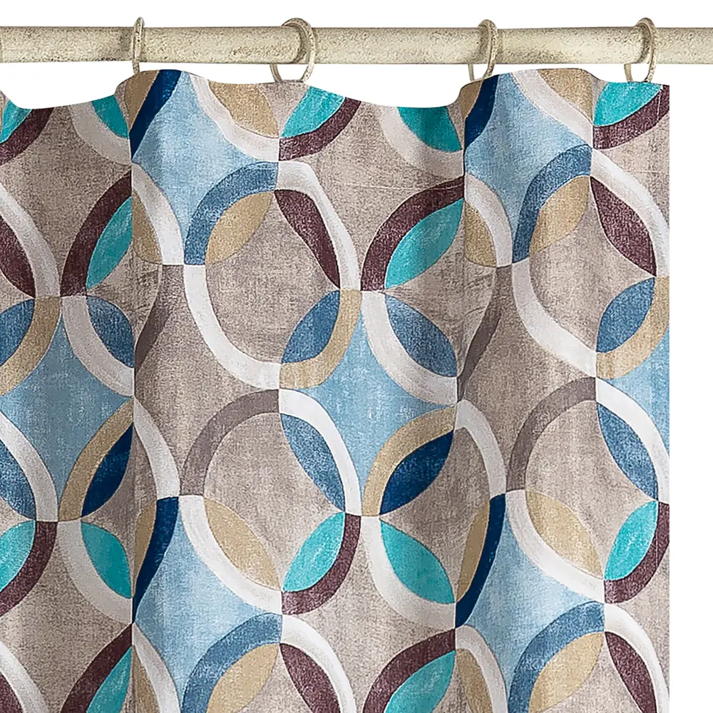 Штора на ленте для кухни Ритм блюз 136x180 см цвет мультиколор Altali STLM-2114956 - Вид №4