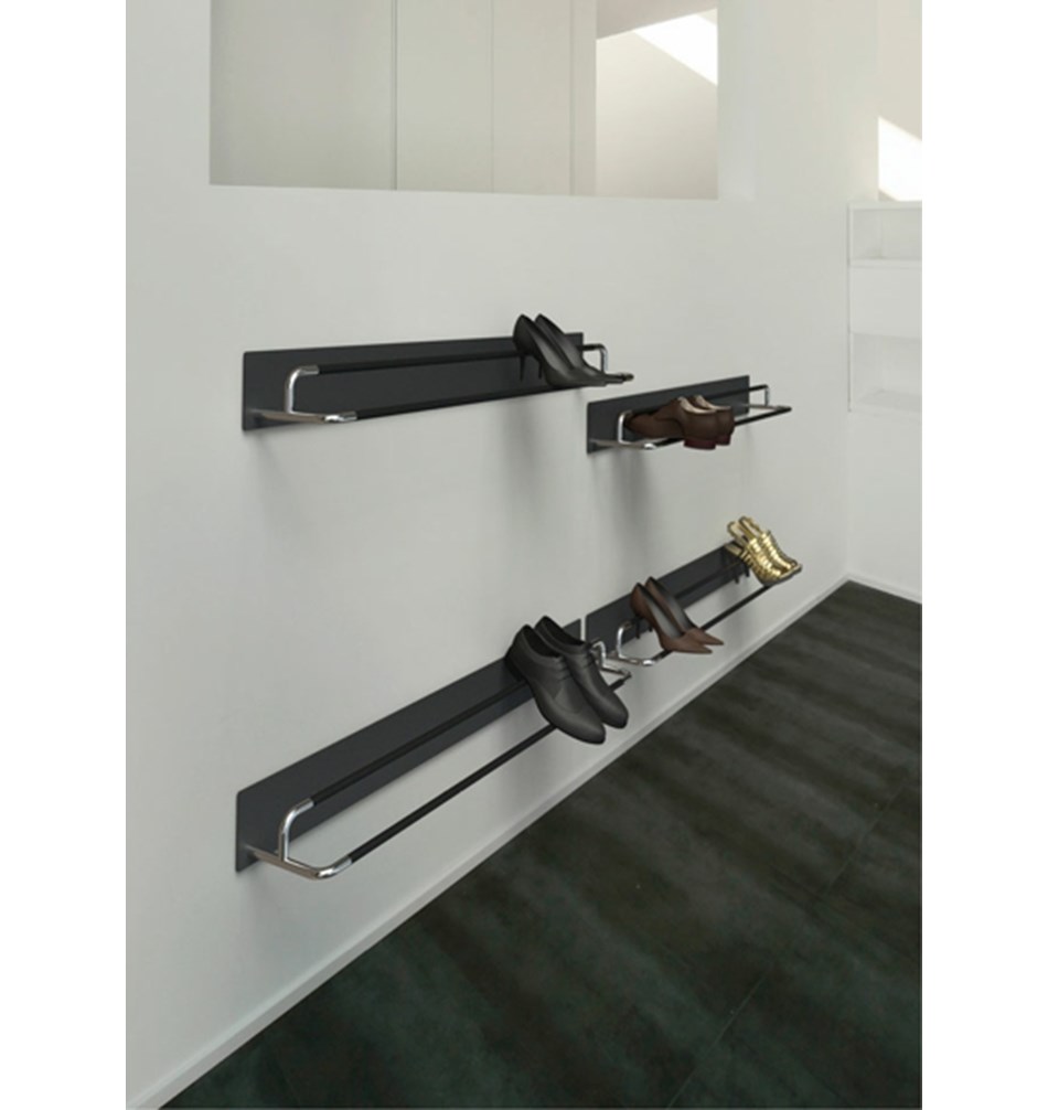 FROST Полка для обуви RADA, 60см » черная / полированная Сталь Черный / полированный W5001-B  - Вид №10