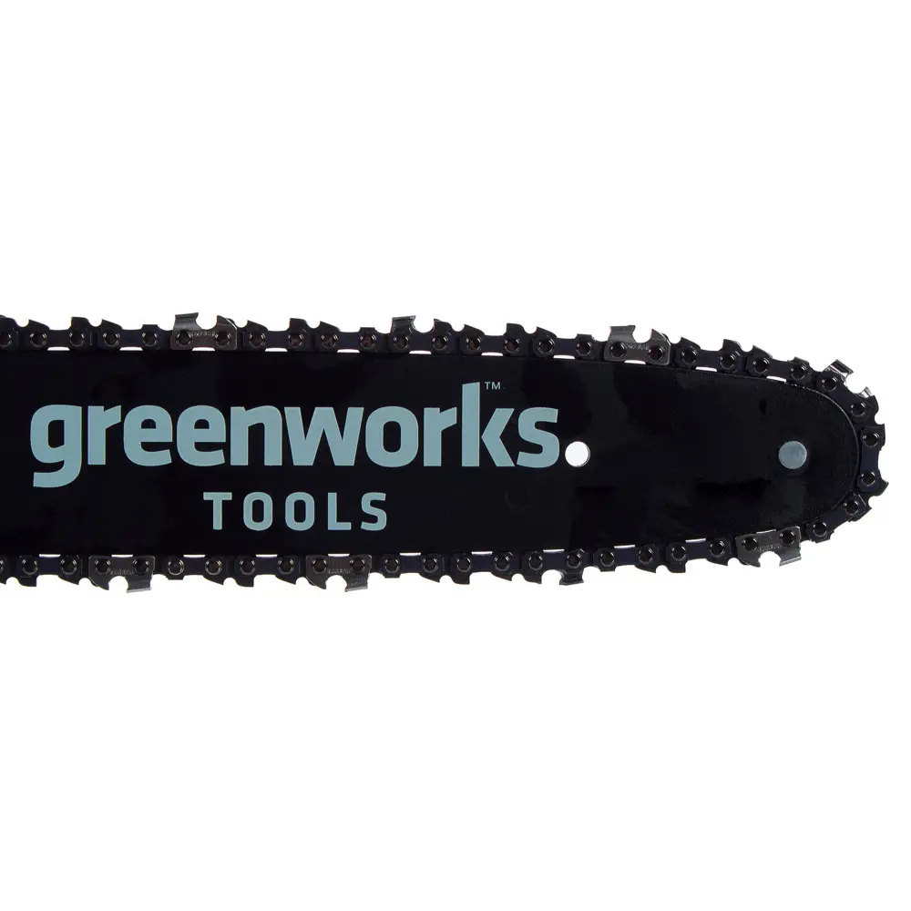 Аккумуляторная пила GreenWorks 20077UB, 40 В шина 30 см АКБ и ЗУ в комплекте 18802669 STLM-2132306  - Вид №3