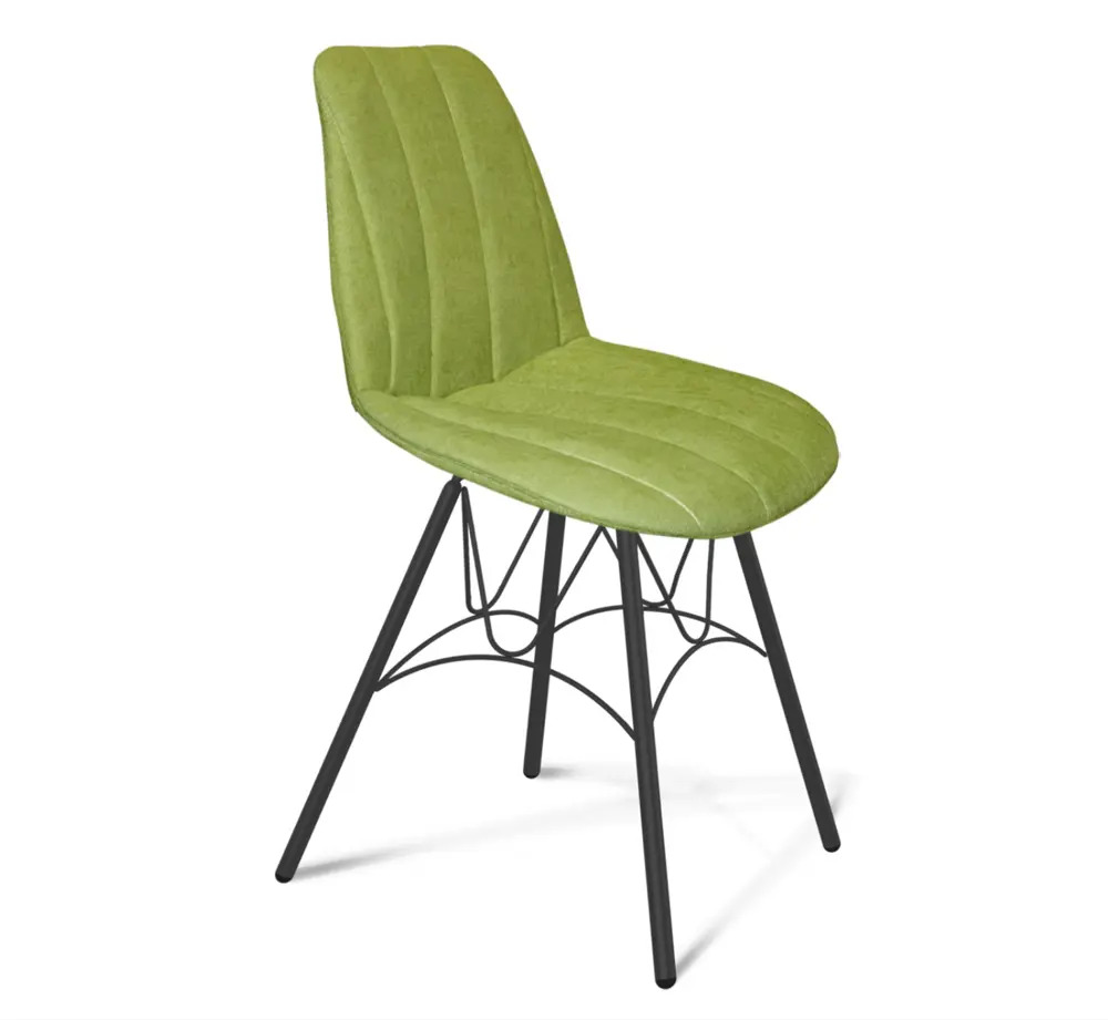 91475596 Стул Sheffilton СТ-294 47x84x49 см текстилен цвет оливковый STLM-0877162