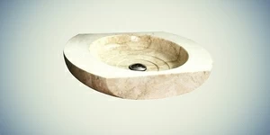 ORG091 Накладная раковина на столешницу  овальная BATi BALi