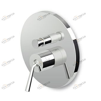 ZP1096 - R97800 Встраиваемый однорычажный смеситель для ванны и душа с переключателем, для универсального встраиваемого корпуса Zetasystem R97800. Zucchetti Isy 