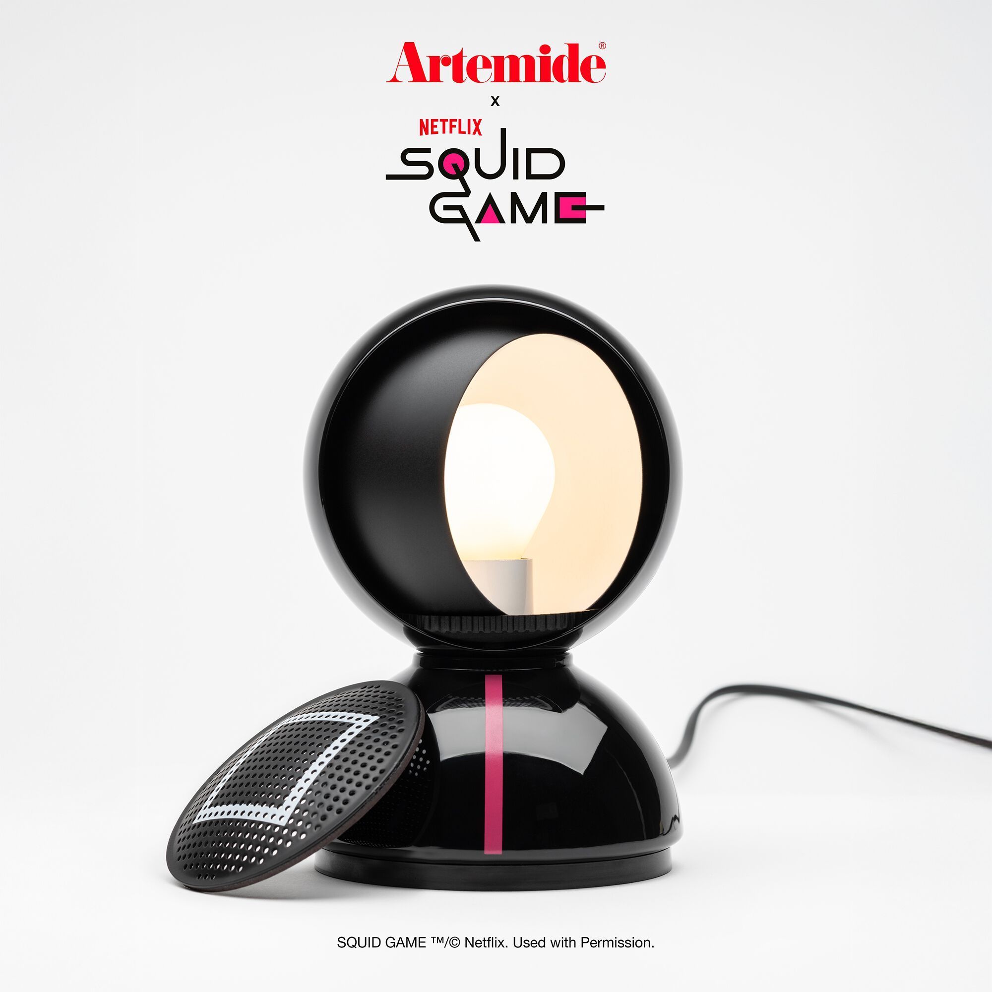 Окрашенная металлическая светодиодная настольная лампа In Stock Artemide ARCH-00049269 - Вид №2