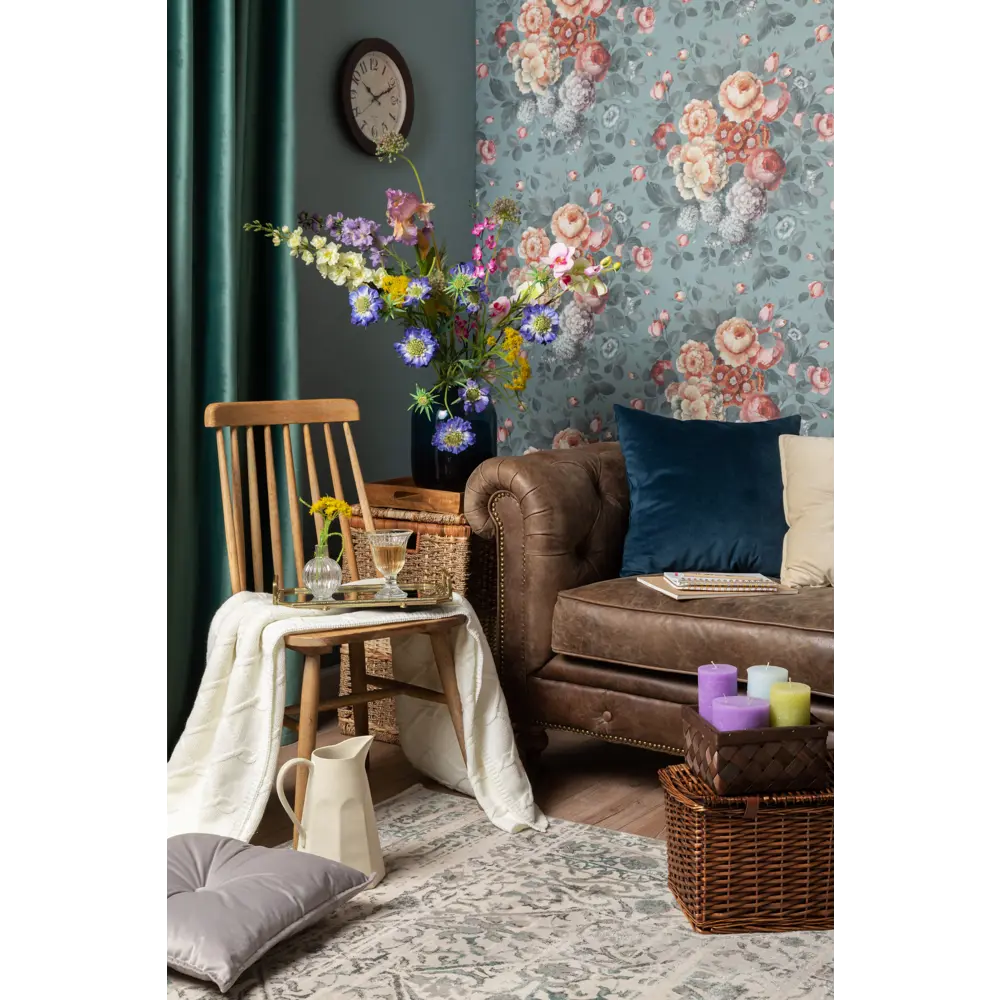 Ковер вискоза Эрин 701X 200x285 см цвет бирюзовый 82186725 STLM-2197203 CTIM  - Вид №6
