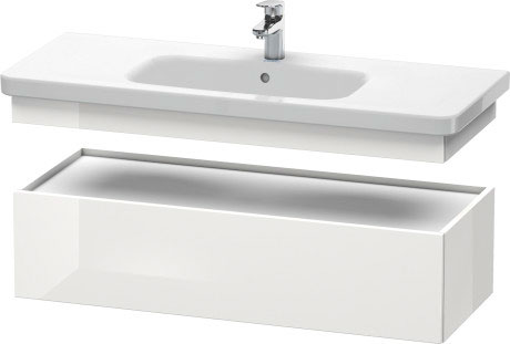 DS628300909 DuraStyle Шкафчик Светло-голубой матовый декор Duravit - Вид №2