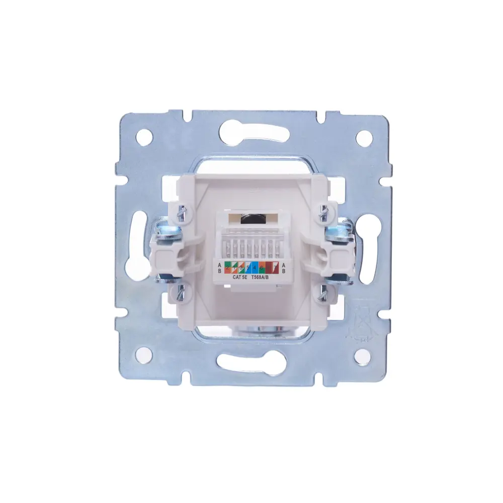 Розетка компьютерная Lezard Karina цвет матовый серый STLM-2087108 - Вид №3