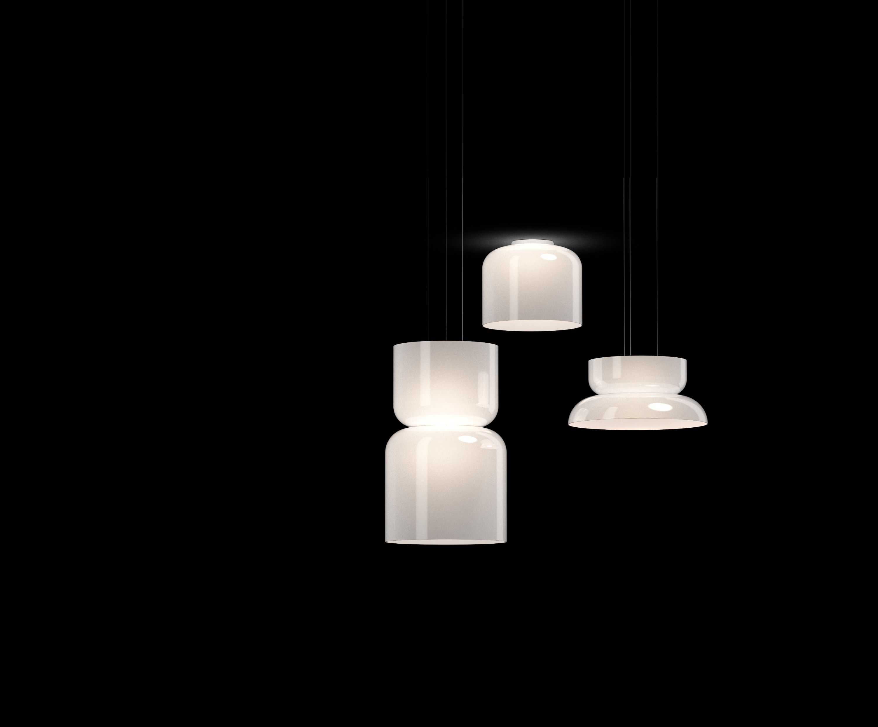 Опаловое стекло светодиодный подвесной светильник Pablo Designs Тотем ARCH-00057209