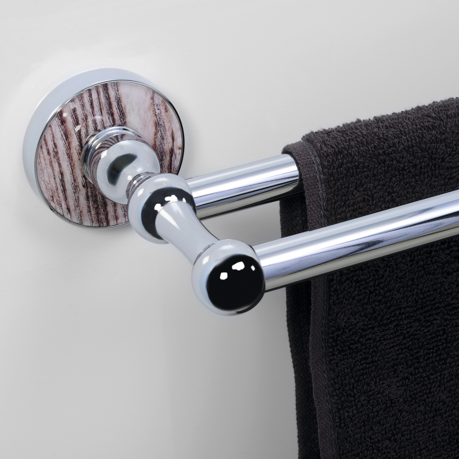 K-6940 Regen Штанга для полотенец двойная WasserKRAFT Regen K-6900  - Вид №1
