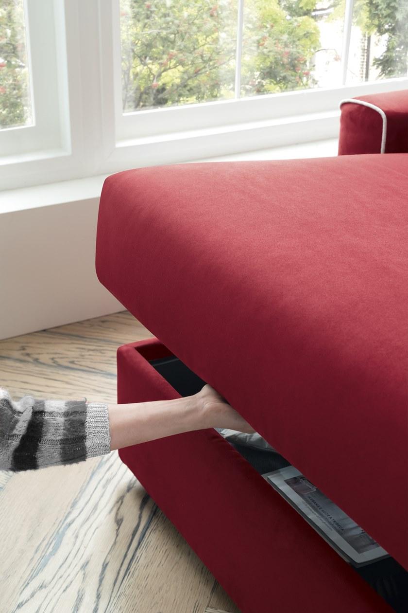 Felis 4-местный тканевый диван-кровать с шезлонгом Day & night sun-id-1365537 - Вид №10