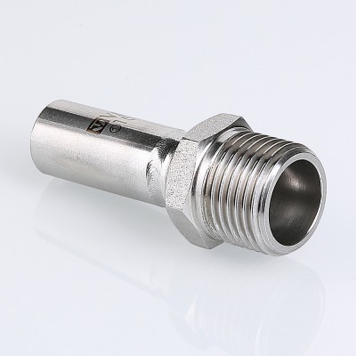 VTi.906.I.003507 Фитинг из нержавеющей стали – вставка с наружной резьбой Valtec 35 мм х 1 1/4"  - Вид №1