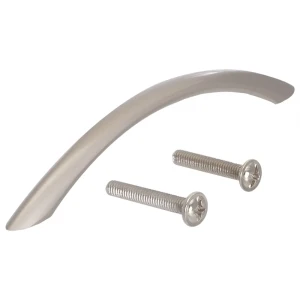 Мебельная ручка-скоба RS008SN 128 мм матовый никель