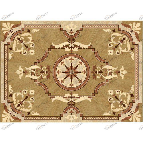 Художественный паркет Da Vinci Розетка 26-098 Дуб Селект (Гладкая) х1000диаметр мм 260090098