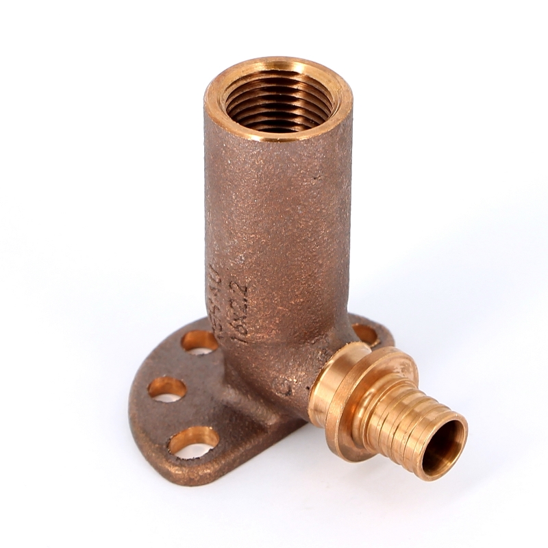 Водорозетка надвижная В латунная REHAU 16 x 1/2" h=70 мм бронза RAUTITAN 456418