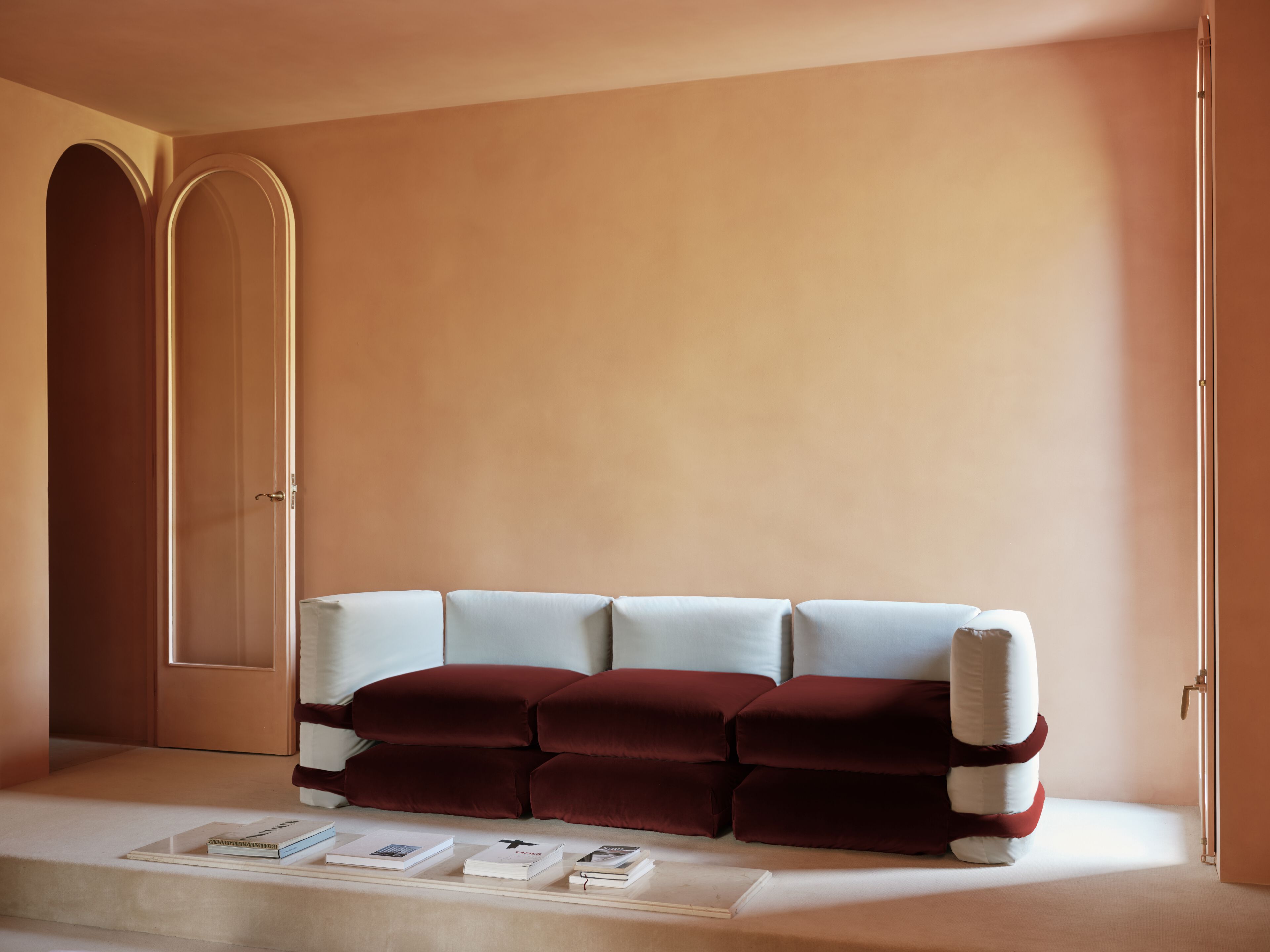 Модульный бархатный диван BD Barcelona PILLOW VELVET ARCH-00002067 - Вид №13