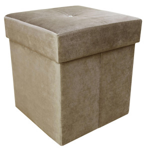90822342 Пуф Xf-20 38x38x38 см цвет светло-бежевый STLM-0398096 OCTOBER HOME