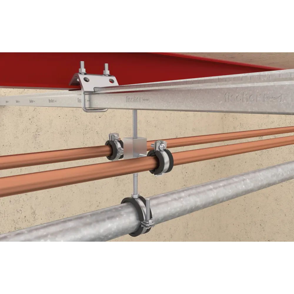 Хомут с болтовым креплением M8/M10 Fischer FGRS 32-37 мм, 100 шт STLM-2199115 - Вид №1