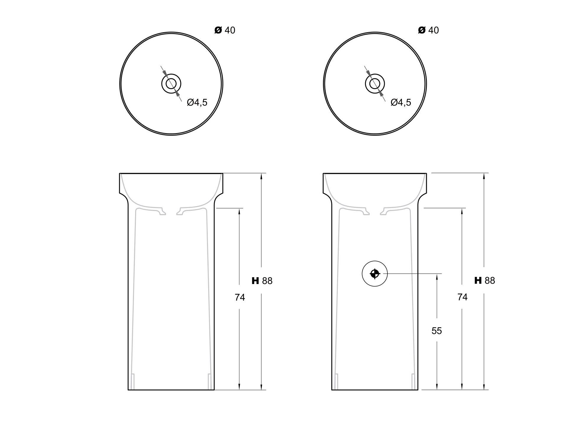 Мраморная круглая отдельно стоящая раковина Inbani ARCH-00017278 - Вид №4