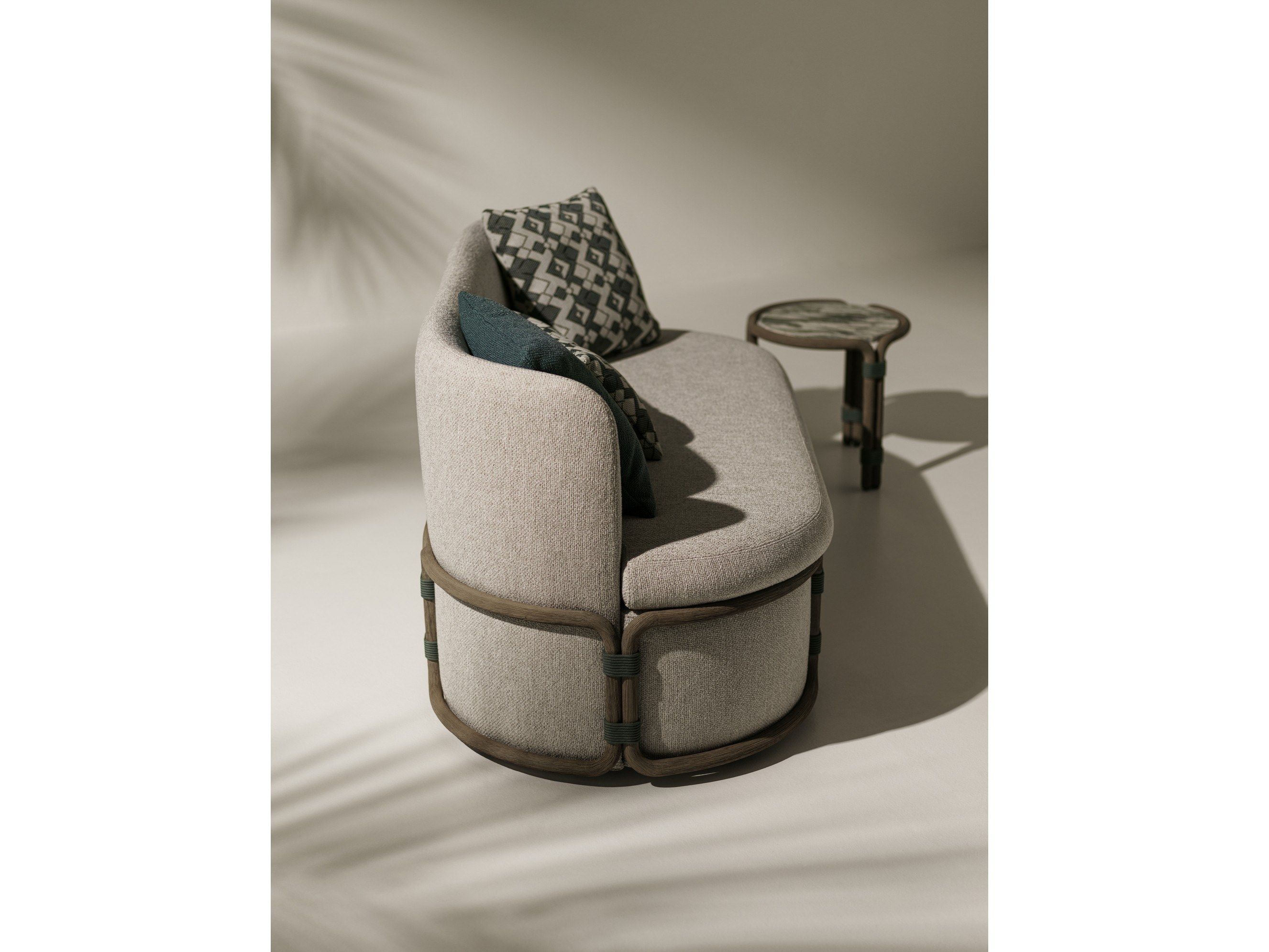 2-местный тканевый диван Ethimo Rotin ARCH-00106757 - Вид №2