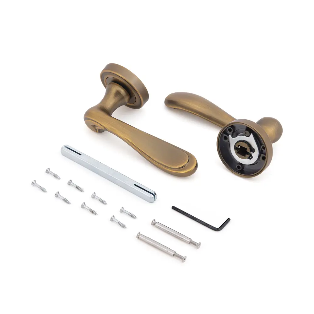 Дверные ручки Фабрика замков Chambord, без запирания, цвет кофе STLM-2053276 - Вид №1