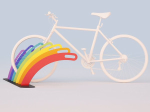 Стойка для велосипедов из оцинкованной стали