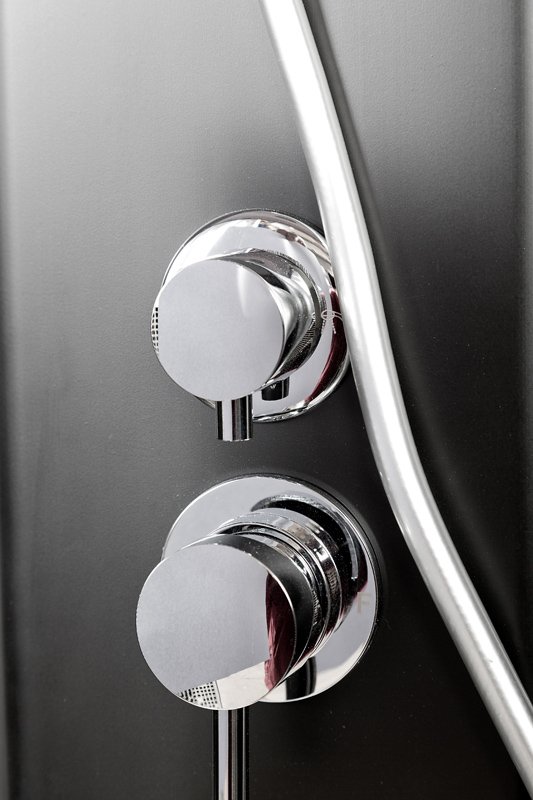 BМ4510 N с гидромассажем BLACK Душевая кабина DETO Серия ВМ L 809 N без крыши BLACK - Вид №5